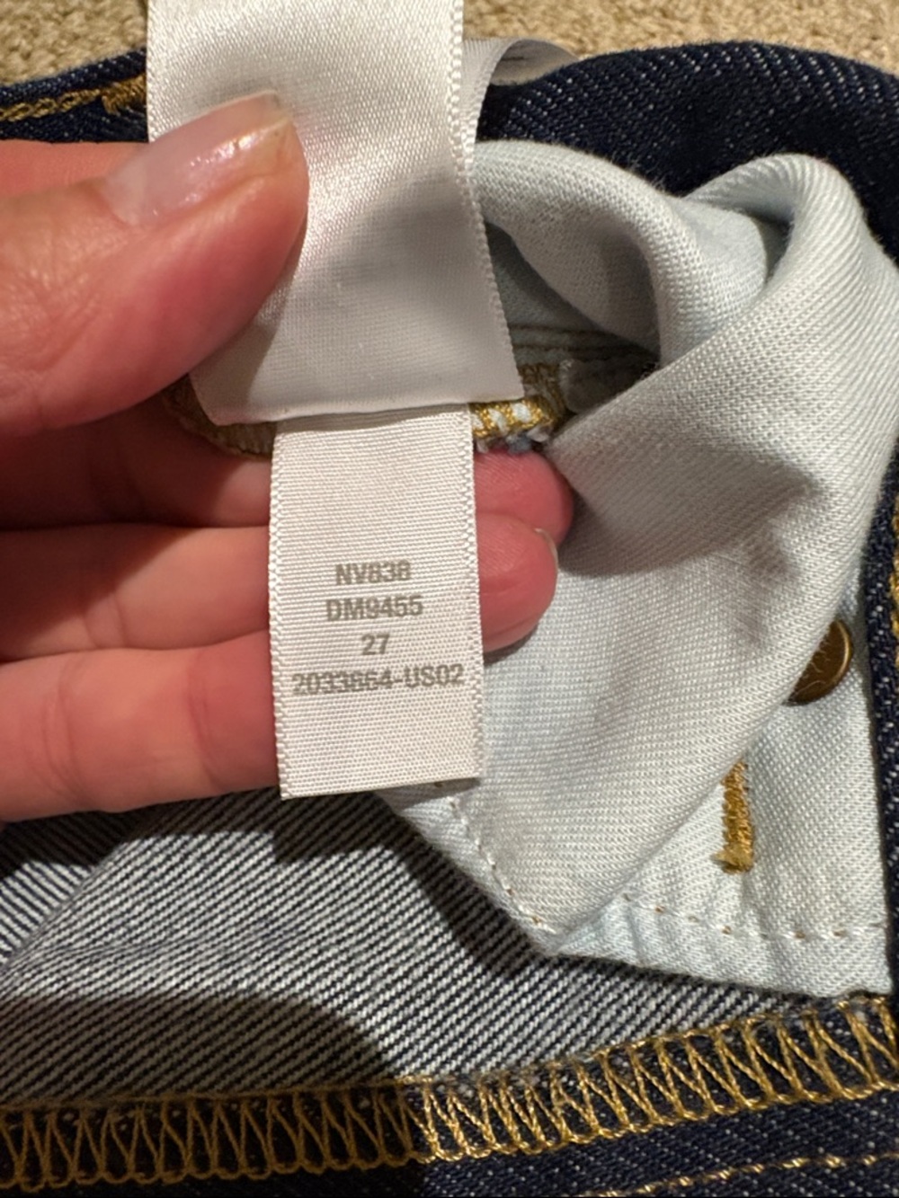 NWT Madewell Balloon Jean dark wash - Picture 6 of 9